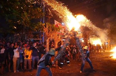 Melihat Perang Obor, Tradisi Usai Lebaran di Jepara untuk Penolak Bala 