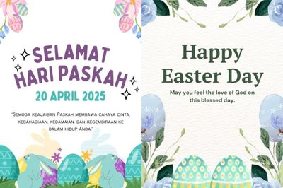 12 Contoh Gambar Poster Hari Paskah 2025, Simple Elegan!