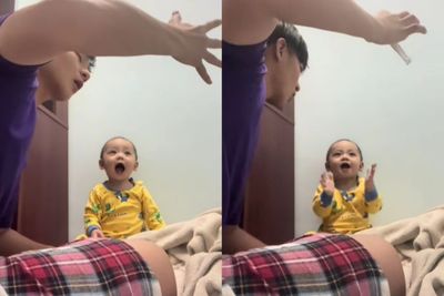 Viral Aksi Sulap Sederhana Seorang Ayah Bikin sang Buah Hati Terpukau, Netizen: Lucu Banget Reaksinya