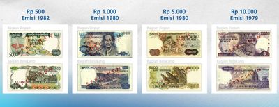 BI Tarik 4 Pecahan Uang Kertas Rupiah Emisi Lama, Penukaran hingga 30 April 2025
