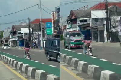 Viral Aksi Nekat Bocah Lawan Arah Naik Sepeda Listrik di Jalan Raya, Netizen: The Real Penguasa Jalanan
