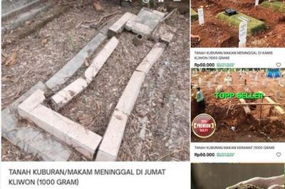 Ramai Tanah Kuburan di Jual di E-commerce, untuk Pesugihan?