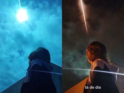 Menakjubkan! Wanita Ini Rekam Pecahan Komet yang Tiba-tiba Melaju Kencang di Langit Portugal