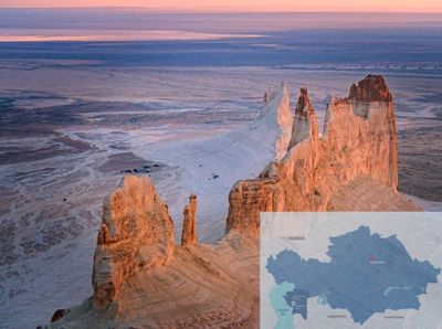 Lembah Boszhira di Kazakhstan: Keajaiban Alam yang Dahulunya Dasar Laut