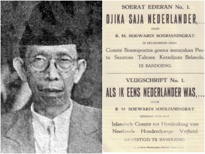 Kisah Ki Hajar Dewantara Menantang Kolonial Lewat Tulisan: Seandainya Saya Seorang Belanda