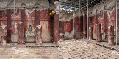 Lukisan Dinding Langka Ditemukan di Pompeii, Menggambarkan ritual dan kultus misterius!