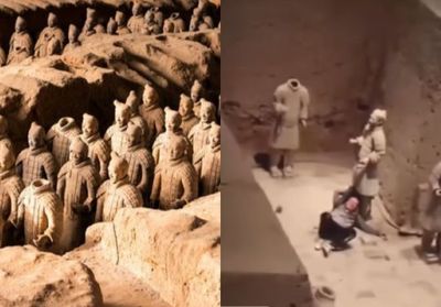 Patung Prajurit Terracotta Rusak Oleh Turis, Padahal Penemuan Arkeologi Terpenting di China