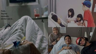 Desta Terbaring Sakit, Natasha Rizky dan Anak-Anaknya Kompak Menjenguk