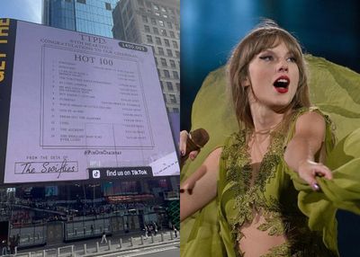 Rayakan 14 Lagu Taylor Swift Masuk Posisi Teratas Billboard, Penggemar Beli Ruang Iklan di Times Square