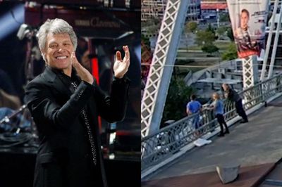 Aksi Heroik Jon Bon Jovi Selamatkan Wanita yang Hendak Bunuh Diri di Jembatan, Netizen: Respect!