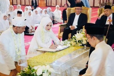Royhan Akbar Putra Mahfud MD Resmi Nikahi Zahwa Nadhira