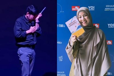 Viral Tangis Desta Pecah saat Bacakan Puisi Karya Natasha Rizky