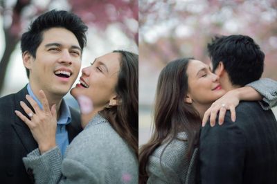 Romantis! Luna Maya Bagikan Momen Dilamar Maxime Bouttier di Jepang: Yes to You