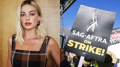 Tampil Simpel, Margot Robbie Gabung di Pawai Unjuk Rasa SAG-AFTRA Hollywood