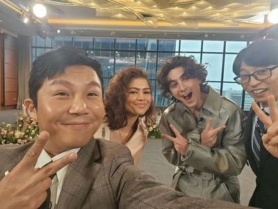 Timothée Chalamet dan Zendaya Promosi Film Baru Ke Acara TV Korsel You Quiz on The Block