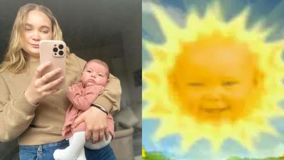 Jess Smith, Tokoh Bayi Matahari di Kartun Teletubbies Melahirkan Anak Pertamanya
