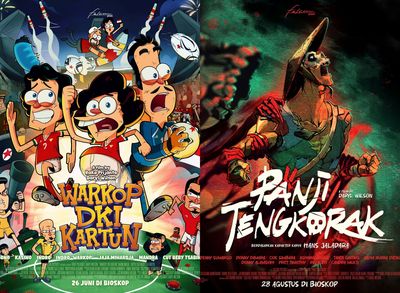 Warkop DKI Kartun dan Panji Tengkorak Jadi Proyek Animasi Falcon Pictures di Tahun Ini, Catat Tayangnya!