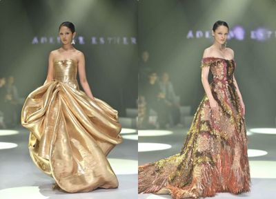 Mengintip Gaun Malam Glamor Bertema Mercurial Fall-Winter karya Adeline Esther di PIFW 2024