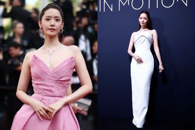 Tampil Cantik, Yoona Hadiri Red Carpet 77th Cannes Film Festival dengan Gaun Pink dan Putih