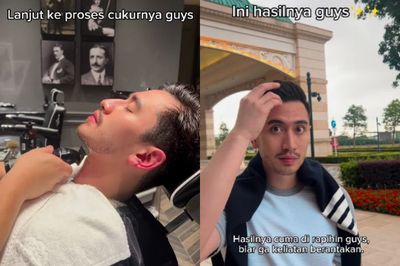 Terima Tantangan Netizen, Verrell Bramasta Langsung Cukur Kumis dan Brewok