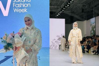 Pesona Fresh Xaviera, Mahasiswi KAIST dengan Balutan Busana Lokal di Jakarta Fashion Week 2025