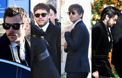 Serentak Kenakan Busana Serba Hitam, Member One Direction Hadiri Pemakaman Liam Payne