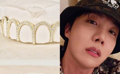 J-Hope BTS Tampil Beda dengan Grillz Gigi Unik di Acara Louis Vuitton Paris Fashion Week