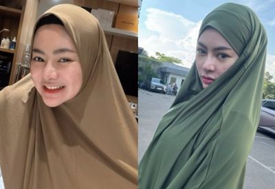 5 Transformasi Model Dewasa Vitalia Shesya Berhijab Syar i: Anggun dan Elegan
