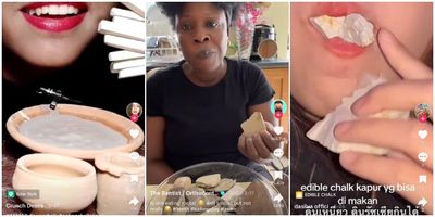 Viral di TikTok Tren Makan Kapur hingga Tanah Liat, Begini Menurut Pakar Medis