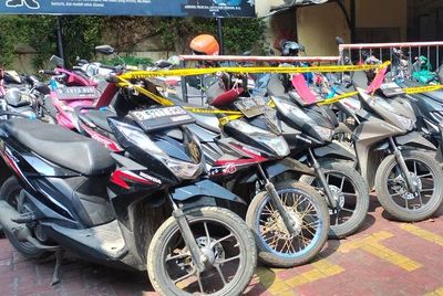 Polisi Gagalkan Pengiriman 18 Motor Curian Mengunakan Truk Ke Lampung
