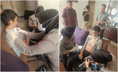 Diatensi Kapolri, Sultan Rifat Mahasiswa yang Terjerat Kabel Optik Dirawat di RS Polri