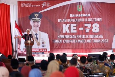 HUT RI ke-78, Ganjar Ajak Kades Jaga Persatuan Lewat Pelayanan Merata