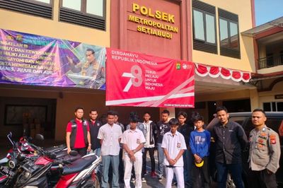 Bukannya Ikut Lomba 17 Agustusan, 10 Pelajar Hendak Tawuran Diamankan Polisi di Jaksel