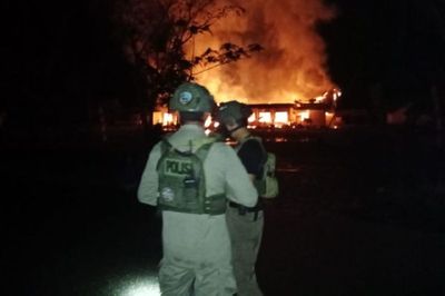 Perkantoran Pemda Yahukimo Papua Pegunungan Terbakar Usai Insiden Baku Tembak KKB dan TNI
