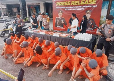 Belasan Pemuda di Tulungagung Jadi Kurir Narkoba Berujung Ditangkap Polisi, Dijanjikan Upah Ratusan Ribu