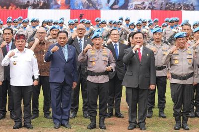 Lepas Pasukan Perdamaian ke Afrika, Kapolri: Keberhasilan Misi Jadi Harga Mati!