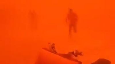 Terjangan Badai Pasir dan Banjir, Halangi Invasi Militer Israel ke Jalur Gaza Palestina