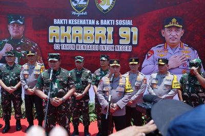 Hadiri Acara Akabri 91 di Malang, Kapolri Minta Jajaran Teruskan Baksos agar Dekat dengan Rakyat