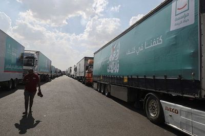 Truk Bantuan Kemanusiaan untuk Palestina Akhirnya Lepas dari Blokade Israel