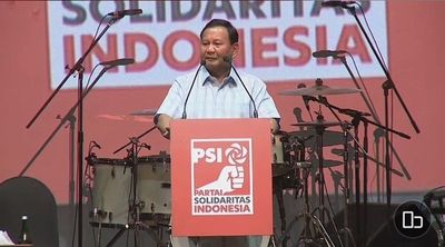 Hadir di Acara PSI Konser Pilpres Santuy Ojo Rungkad, Prabowo : Kita Akan Maju Dengan Sopan dan Santun