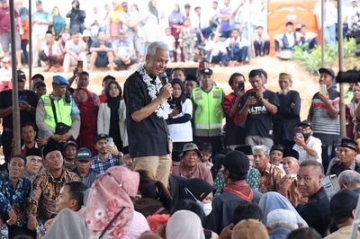 Temui Warga Transmigran di Sumsel, Ganjar: Mereka Harus Sukses
