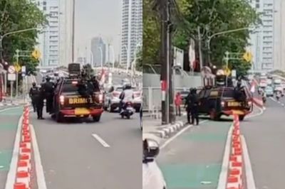 Viral Rombongan Brimob Disebut Datangi Rumah Relawan Ganjar, Ini Penjelasan Polda Metro