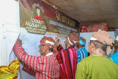 Raja dan Sultan Dinasti Nusantara Tandatangani Dukungan pada Ganjar di Pilpres 2024