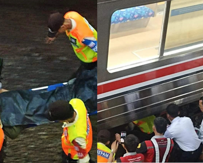 Apes! Bercanda di Peron, Pengguna Kereta Api Tertabraknya di Stasiun Serpong