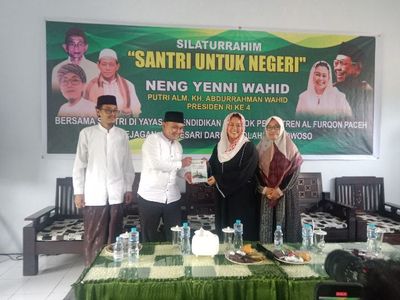 Yenny Wahid Sambangi 2 Ponpes di Bondowoso, Cerita Gus Dur dan Tularkan Dukungan Ganjar-Mahfud MD