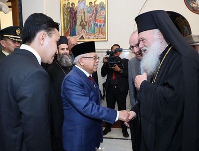 Israel Serang Gereja Ortodoks Yunani di Gaza, Wapres Ma ruf Amin Ucapkan Belasungkawa