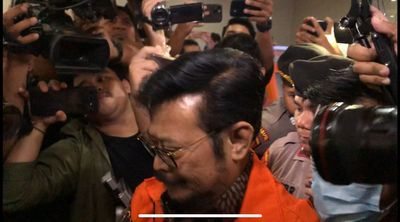 Tiba di Bareskrim untuk Diperiksa soal Pemerasan Firli Bahuri, SYL Bungkam!