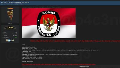 BSSN Serahkan Hasil Investigasi Kasus Kebocoran Data KPU ke Bareskrim