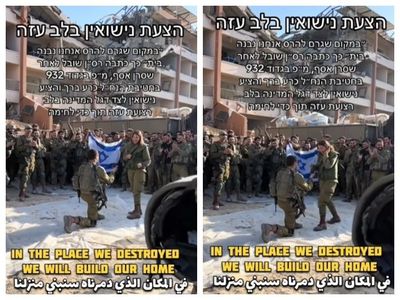 Tentara Israel Melamar Pacarnya Ditengah Bangunan Runtuh di Gaza, Netizen Kesal Sampai Ada yang Nyumpahin!