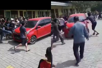 Viral Mobil di Bekasi Diamuk Warga Usai Halangi Damkar, Begini Faktanya
